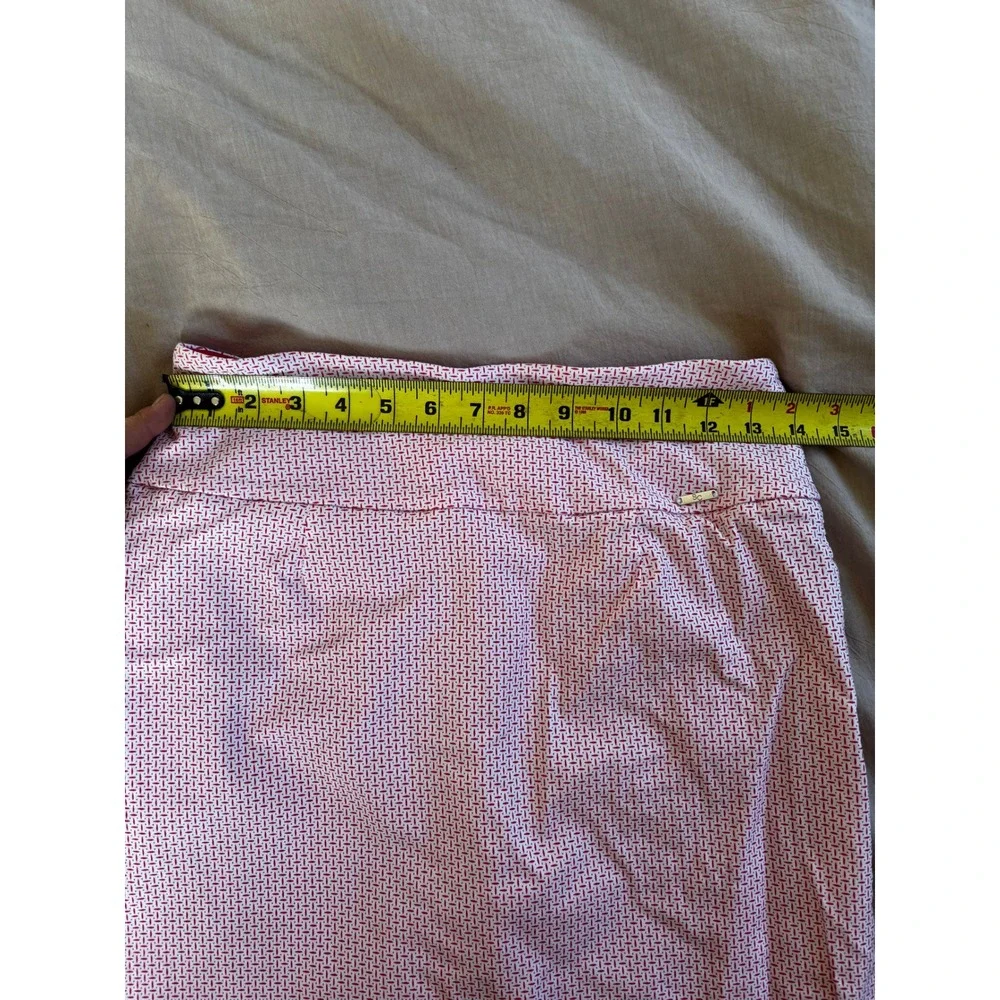 S.C. & Co. Sportswear Red White Geometric Print Golf Skort Size‎ Small